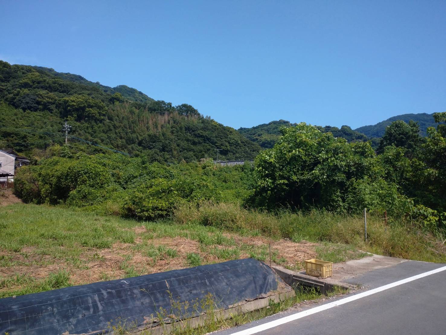 西区西松尾町　土地　資材置場用地をお預かりしました。