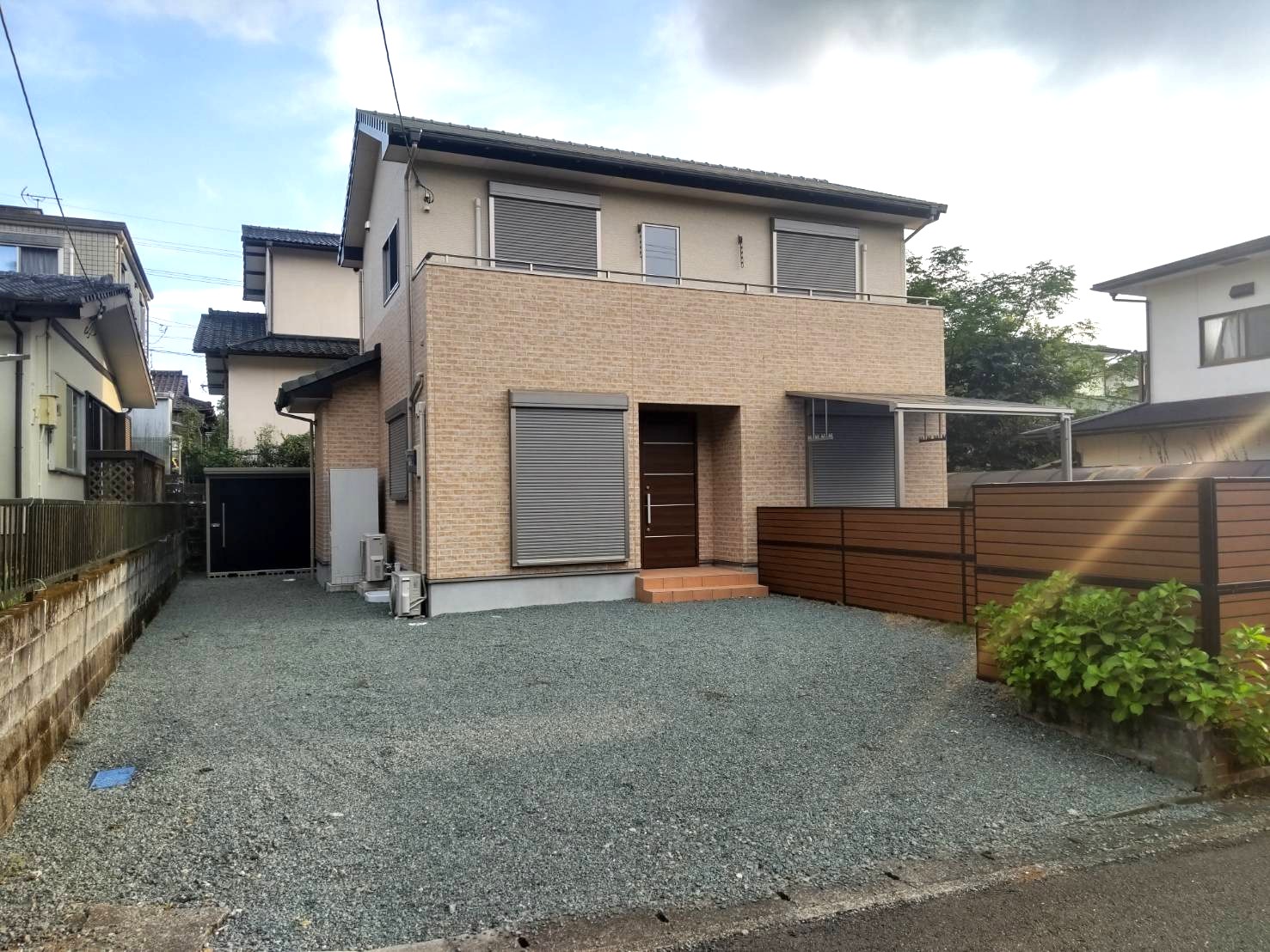 菊池郡大津町大林　新築未入居戸建をお預かりしました。